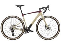 Gravel kolo Cannondale Topstone carbon APEX 1 - bežovo/vínový 