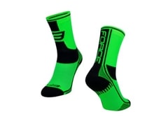 Ponožky FORCE LONG PLUS, zeleno - černo-bílé 