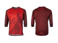 Pánský enduro dres Ghost dlouhý rukáv MTN Ride Line red / red 