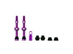 Muc-Off Sada bezdušových ventilků /Tubeless Valve Kit 44mm/Purple-Fialová 