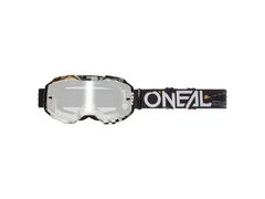 Brýle O'NEAL B-10 ATTACK černá/sttříbrná - silver mirror 