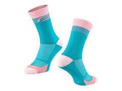 Ponožky FORCE STREAK, modro-růžové 