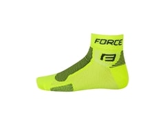Ponožky FORCE 1, fluo - černé 