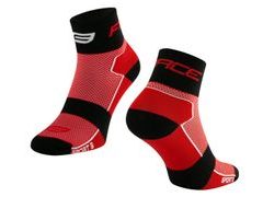 Ponožky FORCE SPORT 3, červeno-černé 