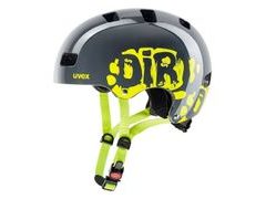 BMX helma UVEX HELMA KID 3, DIRTBIKE GREY-LIME 