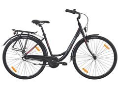 Městské kolo MAXBIKE City ALU Nexus 3 - Matně Černá 