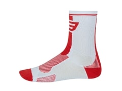 Ponožky FORCE LONG, bílo - červené 