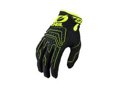 Dlouhoprsté rukavice O'NEAL SNIPER ELITE černá/neonově žlutá 