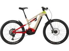 Celoodpružené elektrokolo Cannondale Moterra Neo Carbon LT 1 - Quicksand / Rally Red and Bio Lime 