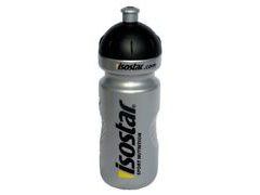 Láhev ISOSTAR 650ml push pull stříbrná 