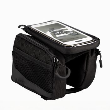 Brašna na rám FORCE DUAL smartphone, černá