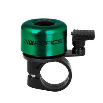 Zvonek FORCE MINI Fe/plast 22,2mm paličkový, zelený