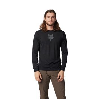 Pánský dres s dlouhým rukávem Fox Ranger Tru Dri Ls Jersey, Black