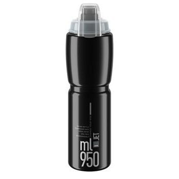 Láhev ELITE Jet Plus 21´ černá/šedé logo 950 ml