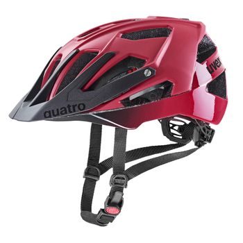 Helma UVEX QUATRO CC, DARK RED - BLACK MAT 2022