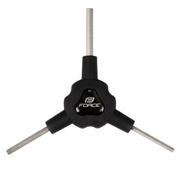 klíč Y inbus FORCE trojstranný 4/ 5/ 6, černý