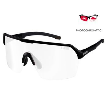 Fotochromatické sportovní sluneční brýle R2 CLIFF AT113B, černé