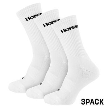 Pánské dlouhé ponožky HORSEFEATHERS Delete Premium 3Pack, white