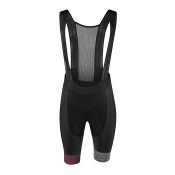 Pánské kraťasy se šráky a vložkou FORCE ASCENT, černo-šedo-červené