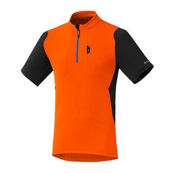 Pánský dres s krátkým rukávem SHIMANO Touring, černá