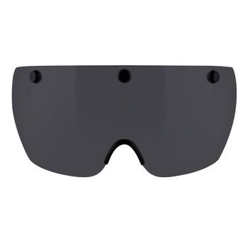 Náhradní sklo k helmě FORCE SCATTER, černé