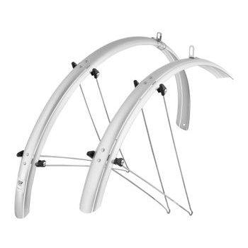 Blatníky Force Aluflex trekking + vzpěry, stříbrné