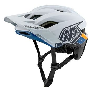 Helma Troy Lee Designs FLOWLINE SE MIPS BADGE LIGHT GRAY / CHARCOAL 2024