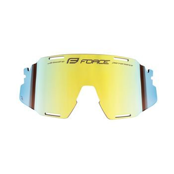 sklo náhradní FORCE GRIP, zlatá revo skla