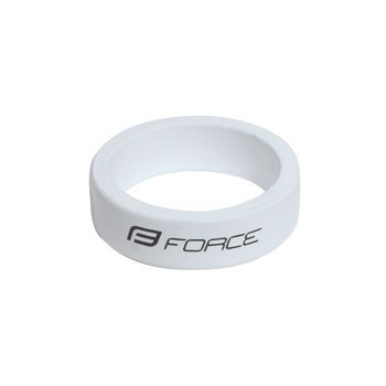 Podložka Force 1 1/8" AHEAD 10 mm Al, bílá