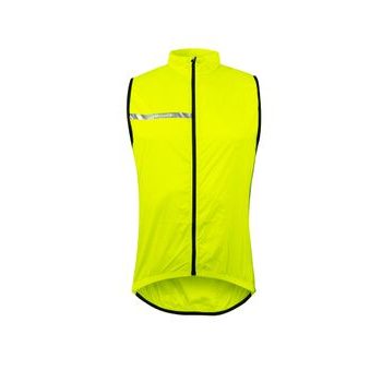 Dětská vesta FORCE WINDPRO KID, plná záda, fluo