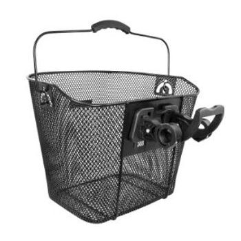 Koš na řídítka Force KLICK 25,4mm, černý