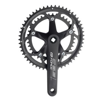 Kliky Force ROAD C9.5 Al 50/34z 175mm černé mat