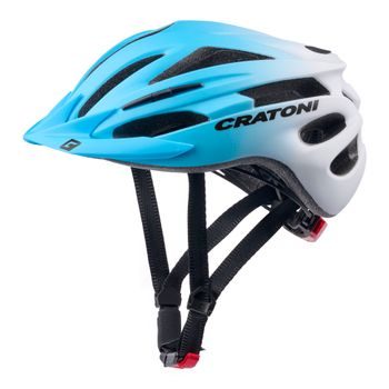 Dětská helma CRATONI Pacer Jr. Blue-White Matt - XS-S (50-55 cm)