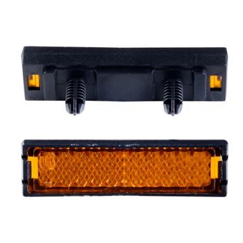 Odrazka Force nacvakávací do pedálů, oranžová