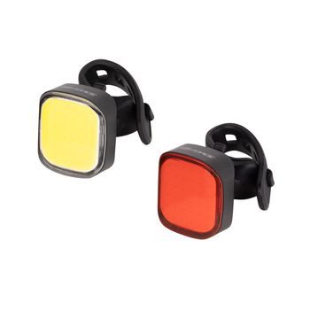 Sada světel FORCE COB 2.0 USB přední+zadní