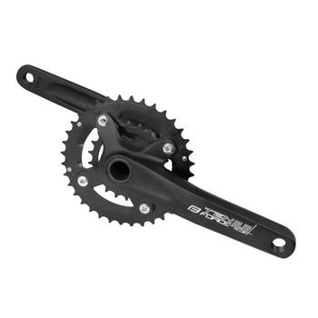 Kliky FORCE TEN2.3+ Al 36/22z s osou 175mm, černé