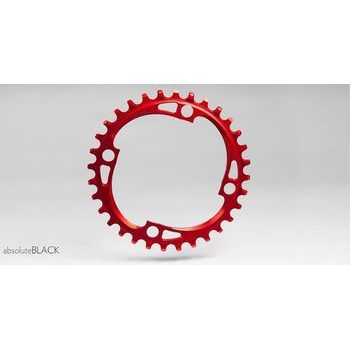 Převodník AbsoluteBlack SHIMANO XX1 104BCD červený