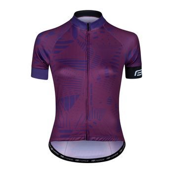 Dámský dres FORCE SHARD LADY krátký rukáv, fialový