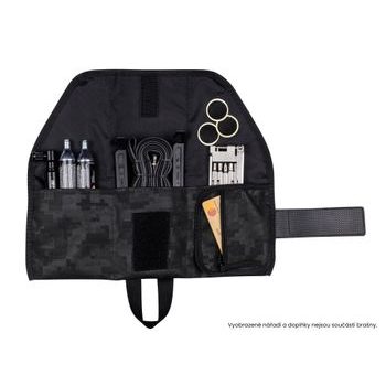 Podsedlová brašna skládací FORCE MUSE, černá