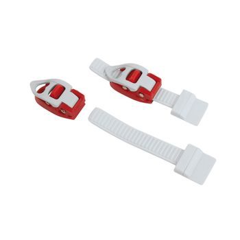 Přezky náhradní na FORCE tretry, bílo - červené