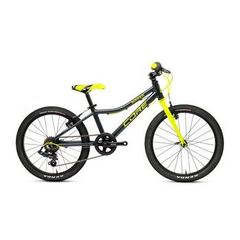 Dětské kolo Core Nipper 20", černý mat se žlutou 2025, 7.95kg