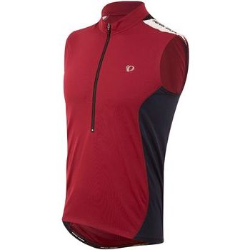 Pánský dres s krátkým rukávem PEARL iZUMi SELECT QUEST SL, TIBETAN červená / ECLIPSE modrá, M