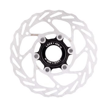 kotouč brzdový FORCE 140 mm, CENTER LOCK, stříbrný