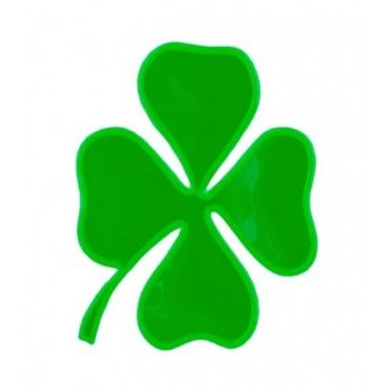 Reflexní samolepka čtyřlístek