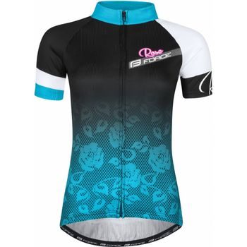 Dámský dres s krátkým rukávem Force Rose, černo-modrý