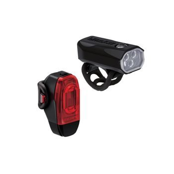 Sada světel LEZYNE LIGHT PAIR KTV DRIVE PRO 300+ / KTV DRIVE+ PAIR BLACK / BLACK