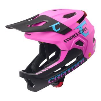 Dětská helma CRATONI MadCat MIPS Pink/Black Matt - S/M (49-56cm)
