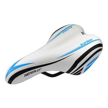 Dětské sedlo NEXELO 16" ČERNO/MODRO/BÍLÉ