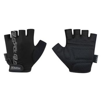 Dětské krátkoprsté rukavice FORCE KID, černé