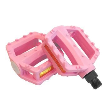 Dětské pedály NEXELO LOŽISKA,OSA 9/16" RŮŽOVÉ